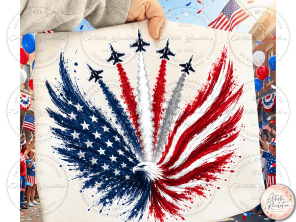 Celebrate Freedom: 4th of July PNG USA Flag Eagle