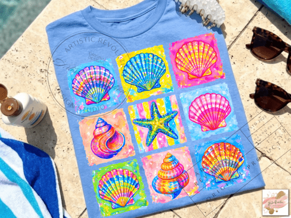 Elevate Designs with Coastal Summer PNGs