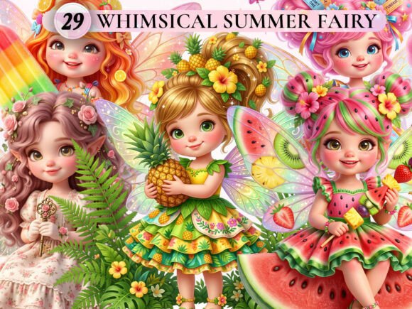Elevating Digital Craftsmanship with the Summer Fairy PNG Bundle