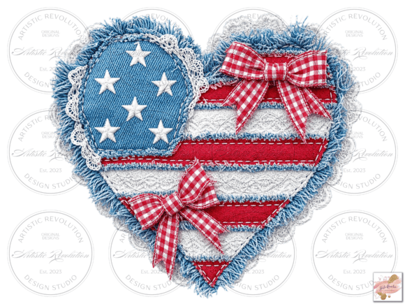 Elevating Patriotic Design: The Strategic Value of Patchwork USA Flag Heart PNG Assets for Modern Creators