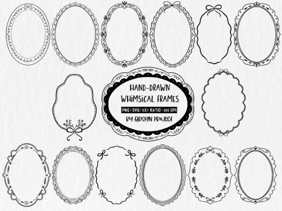 Hand Drawn Whimsical Frames SVG: Elevating Your Creative Projects with Elegant Digital Assets