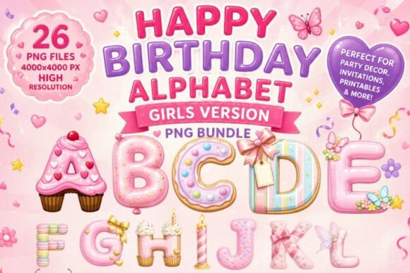 Happy Birthday Alphabet PNG Girls: A Smart Guide for Creators